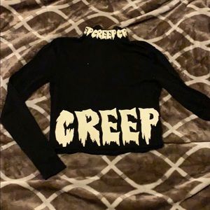 Crop top- long sleeve